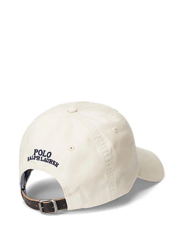 Stretch-Cotton Twill Ball Cap Full Cream