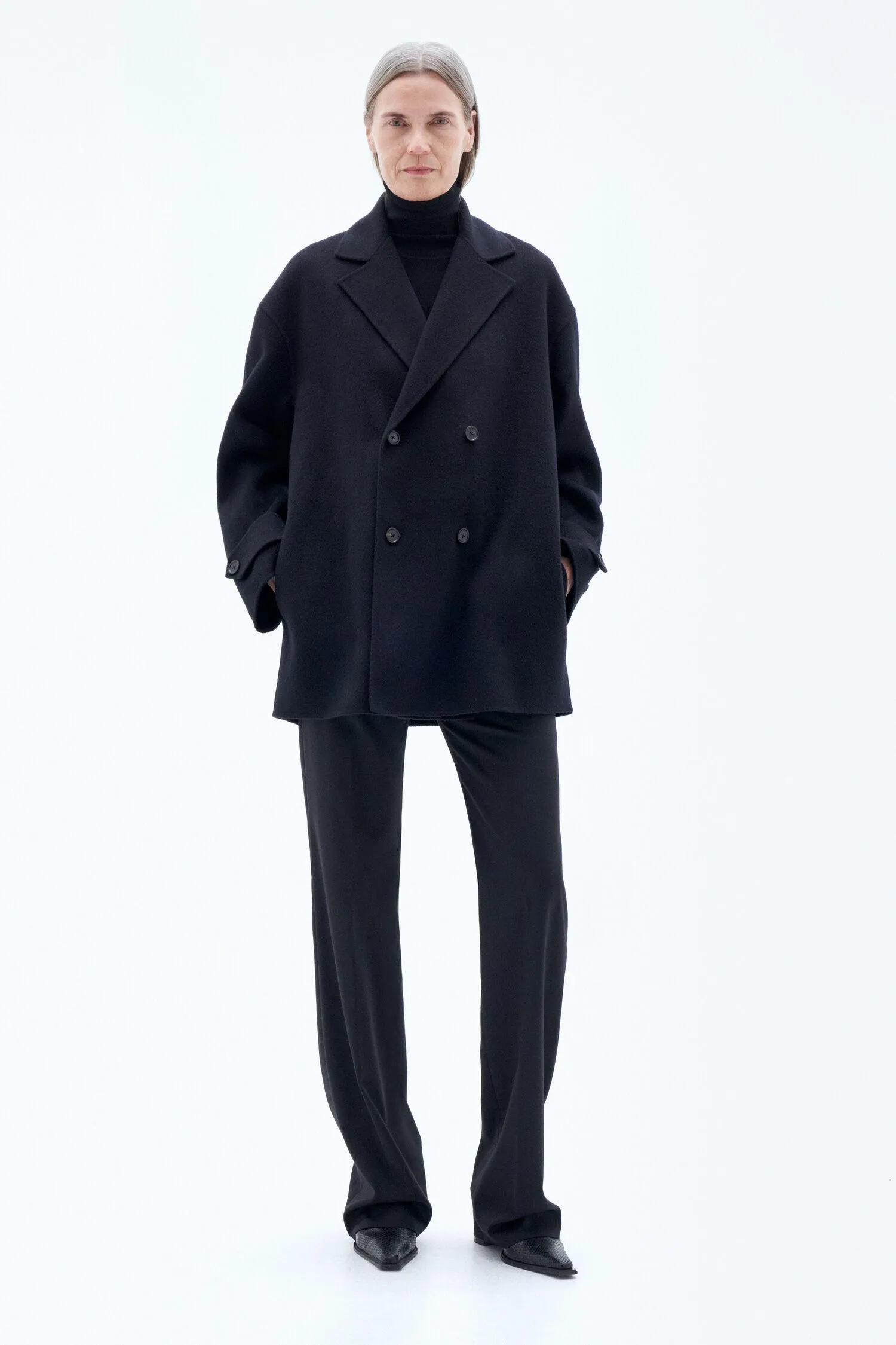 Wool Cashmere Jacket Black