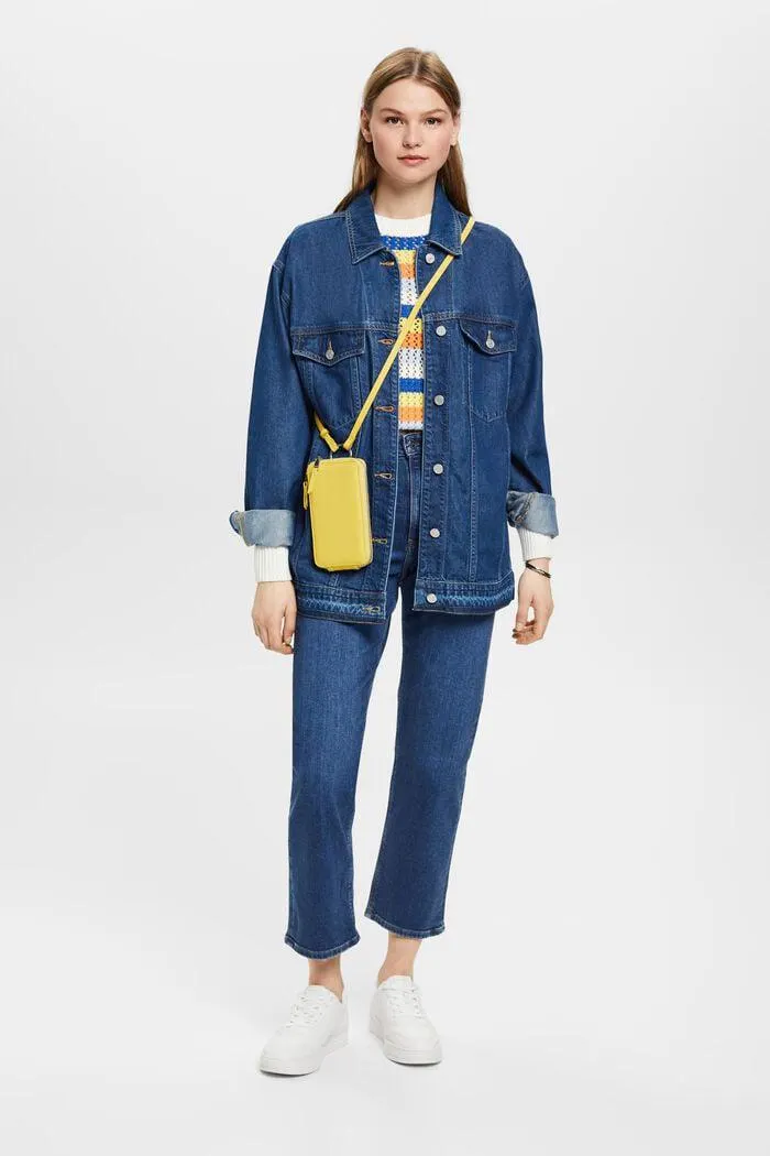 Jean taille haute de coupe Dad