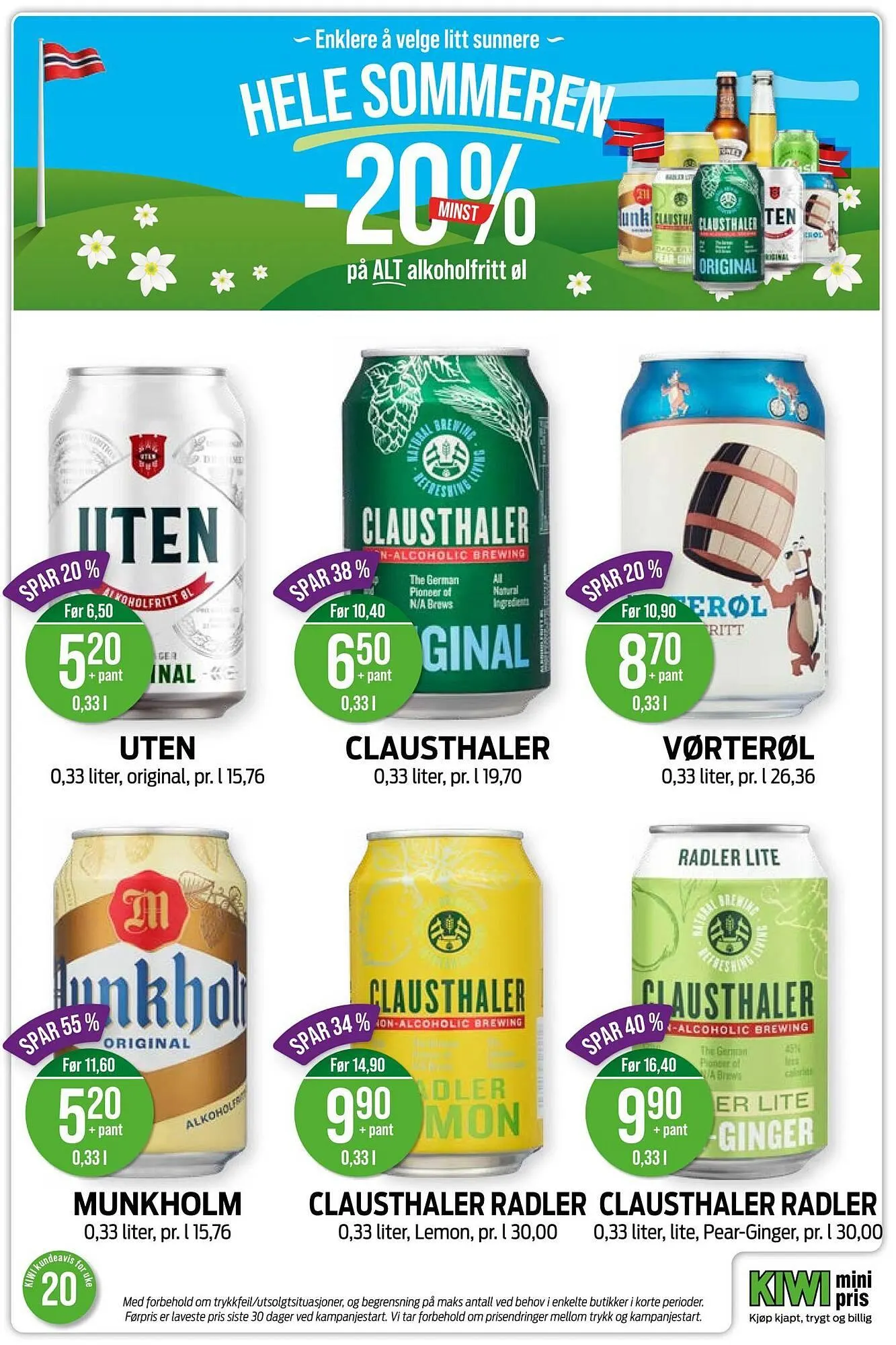 Kiwi kundeavis fra 11. mai til 18. mai 2026 - kundeavisside 19