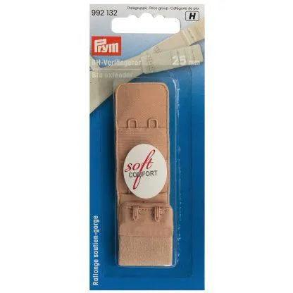 Prym BH-forlenger, 2 hekter, smal 25mm