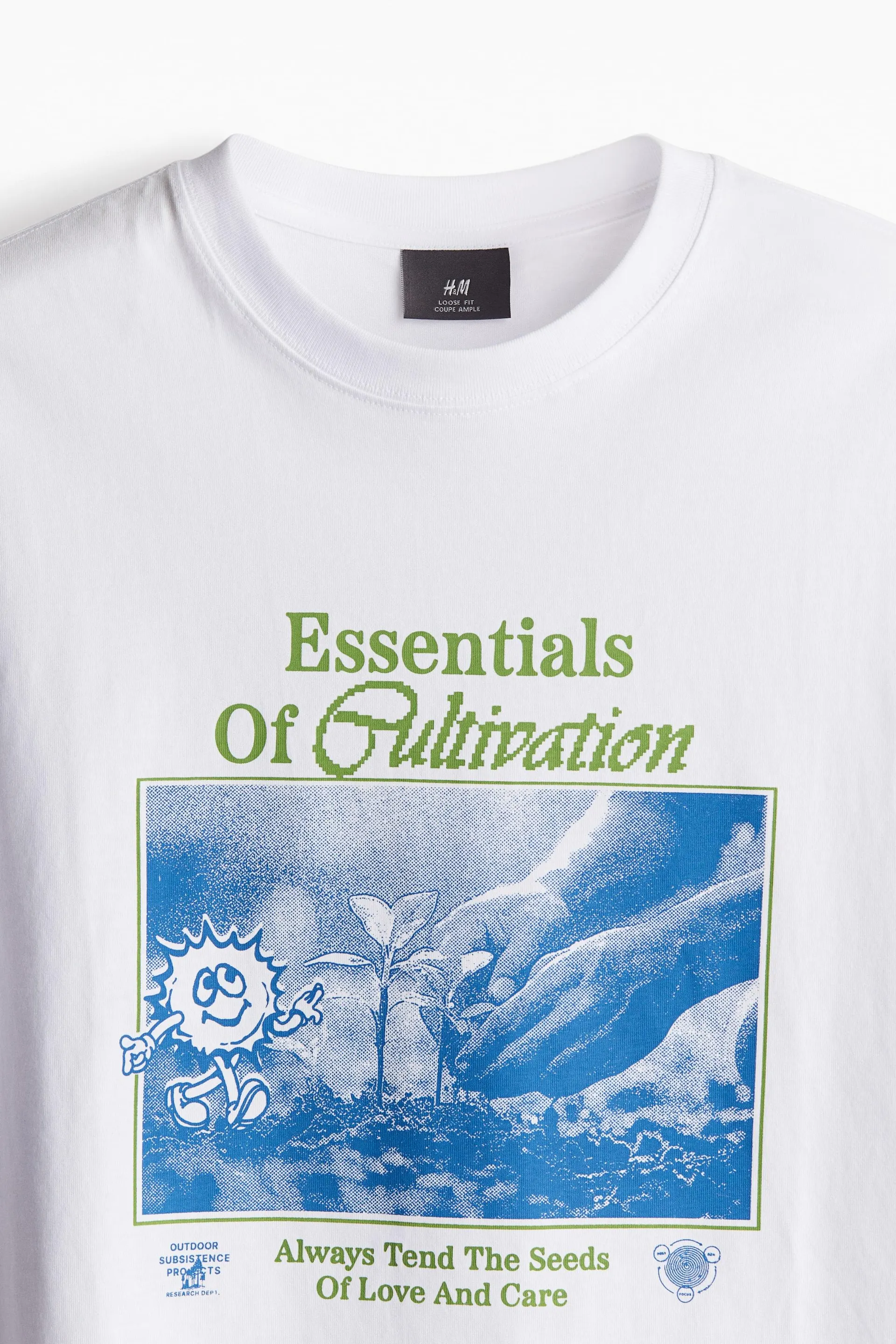 Loose Fit T-shirt med trykk