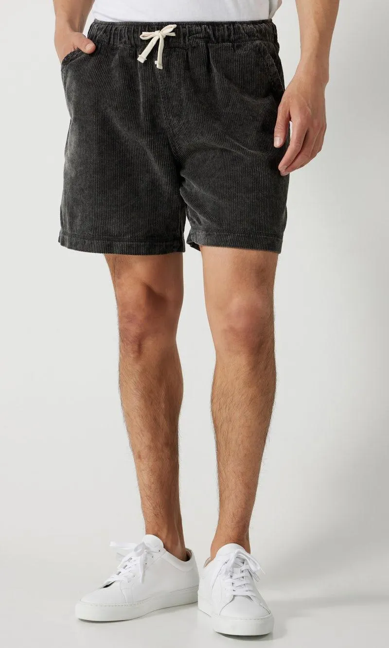 Cord Grå Shorts