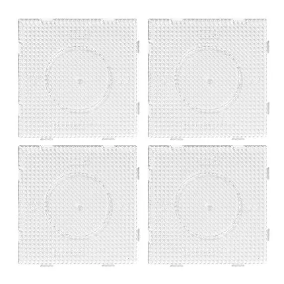 Perleplate Midi kvadrat 4 stk.