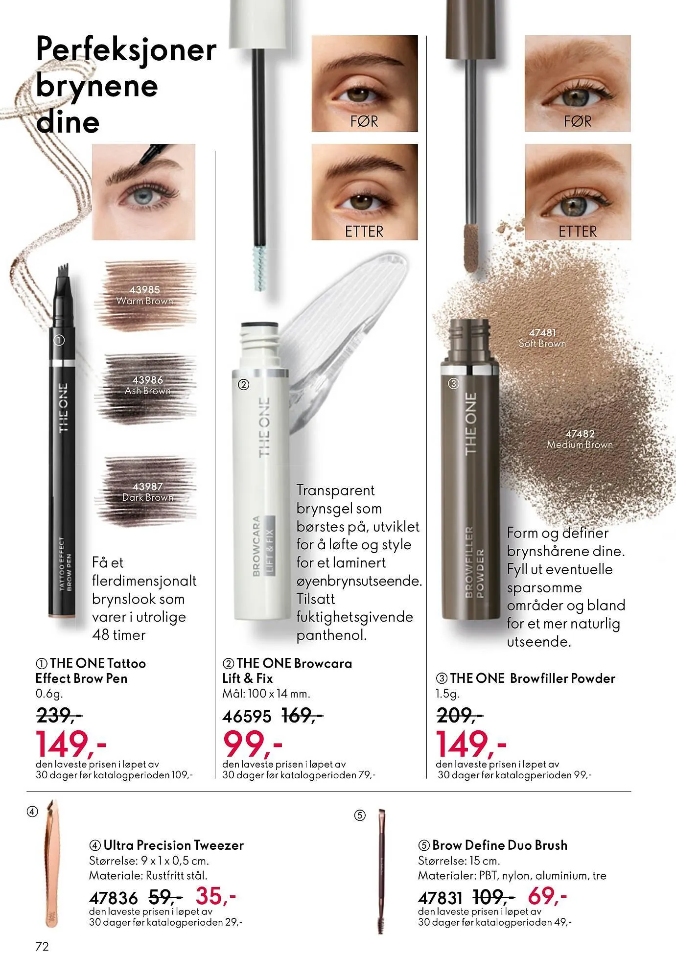 Oriflame katalog fra 10. desember til 30. desember 2025 - kundeavisside 72