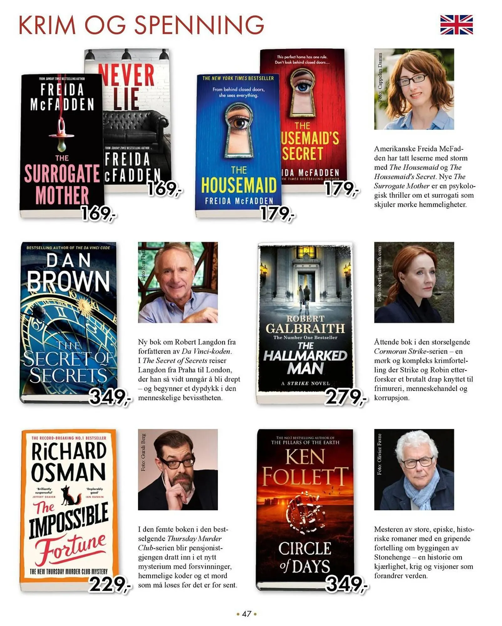 Norli kundeavis fra 2. desember til 31. desember 2025 - kundeavisside 47