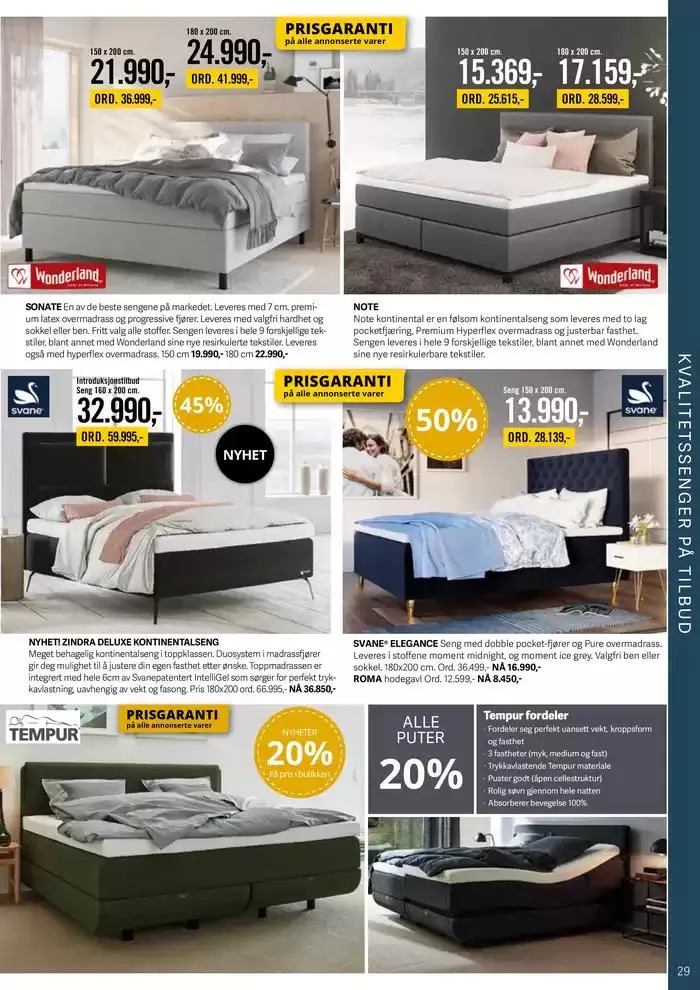 Gratis frakt og montering fra 8. januar til 28. februar 2025 - kundeavisside 29