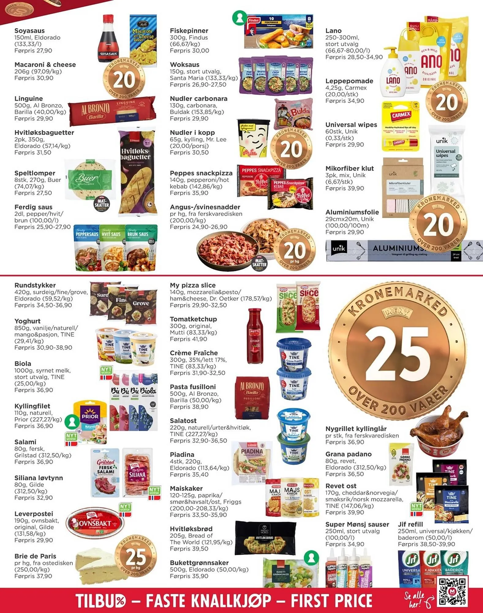 Meny kundeavis fra 2. mars til 7. mars 2026 - kundeavisside 5
