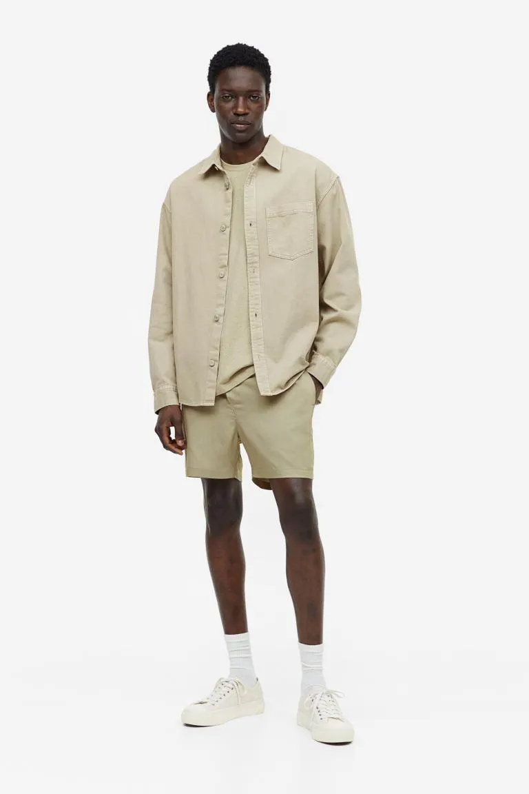 Lyocell-skjorte Regular fit