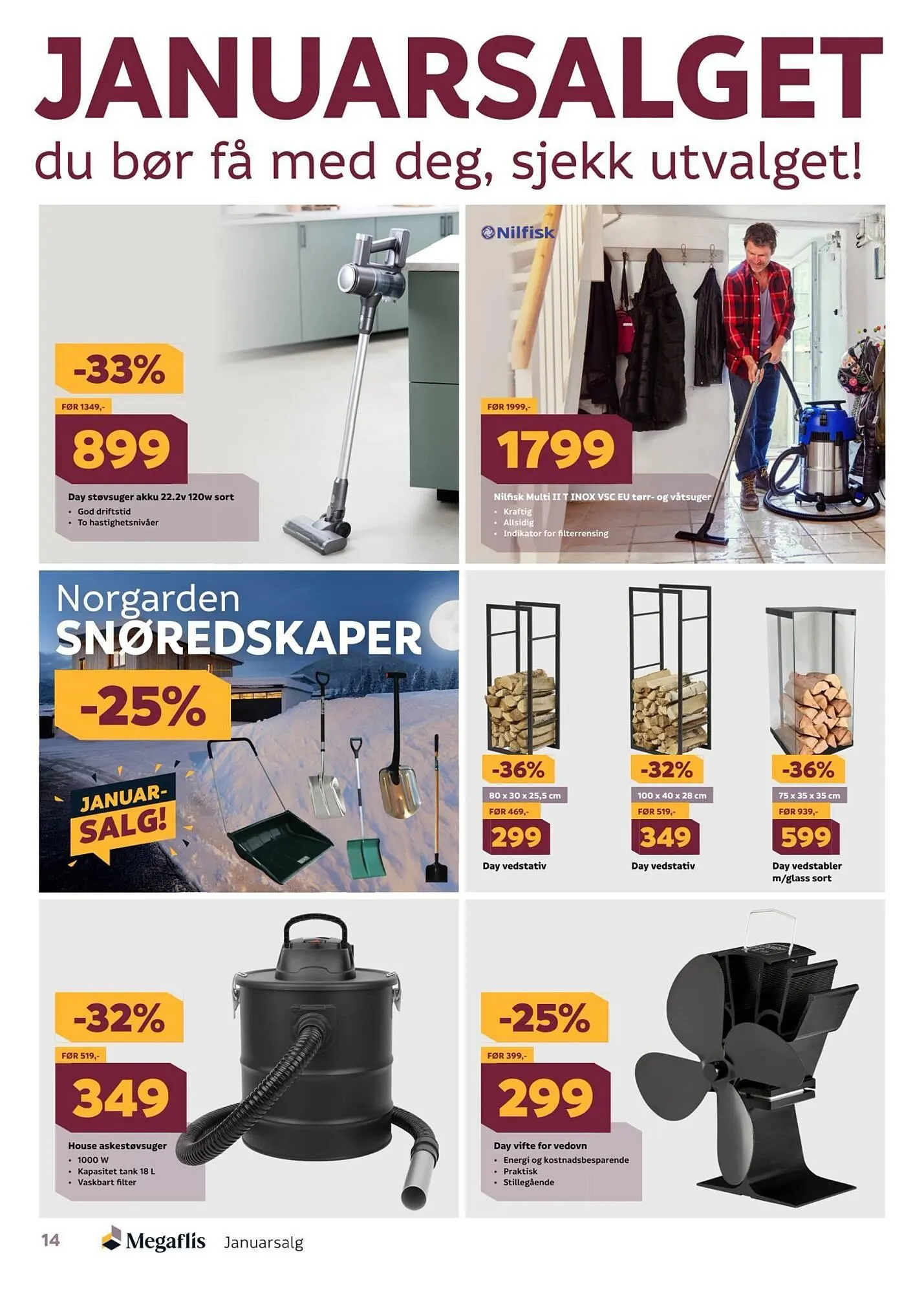 Megaflis kundeavis fra 29. desember til 3. januar 2026 - kundeavisside 14