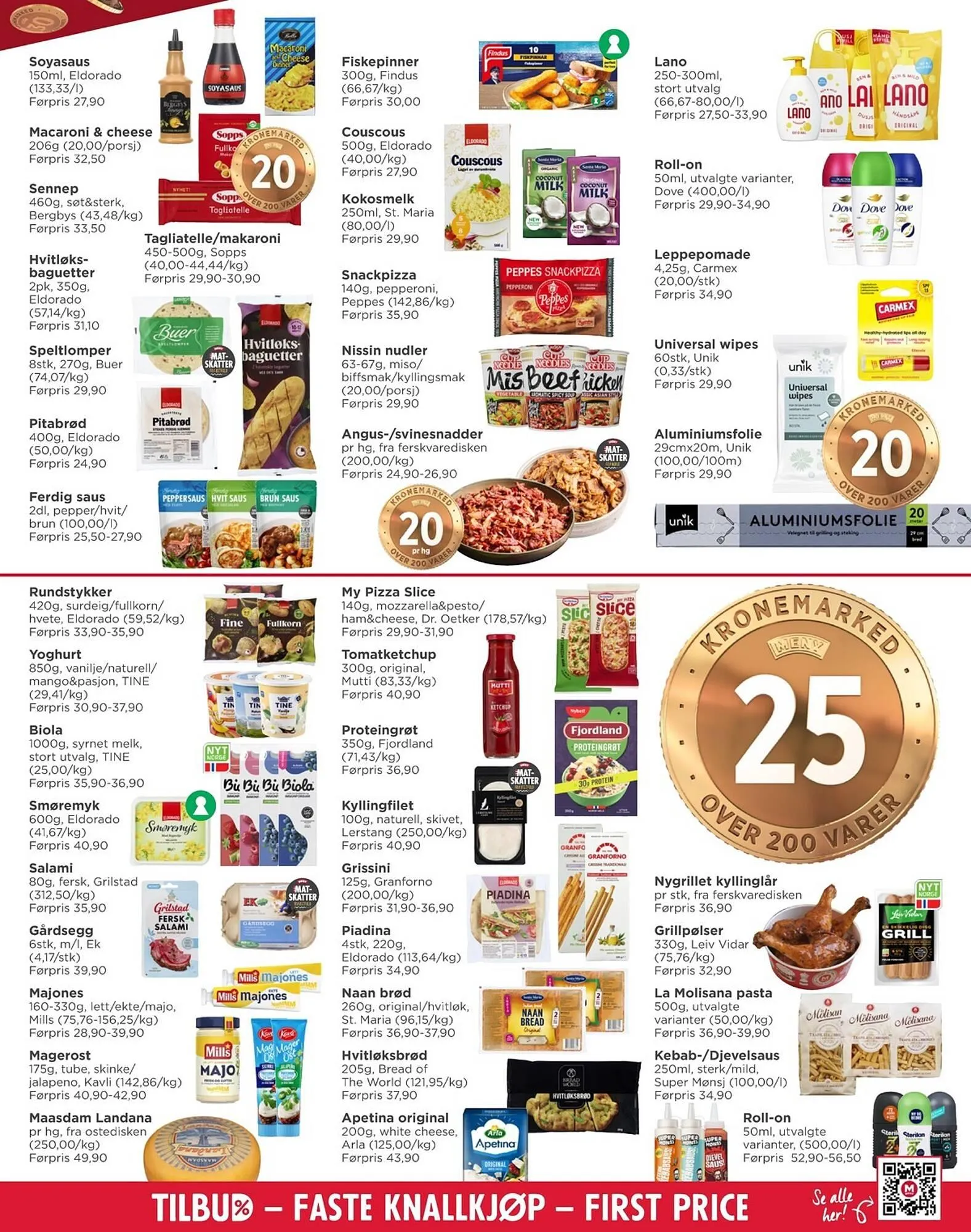 Meny kundeavis fra 5. januar til 10. januar 2026 - kundeavisside 5