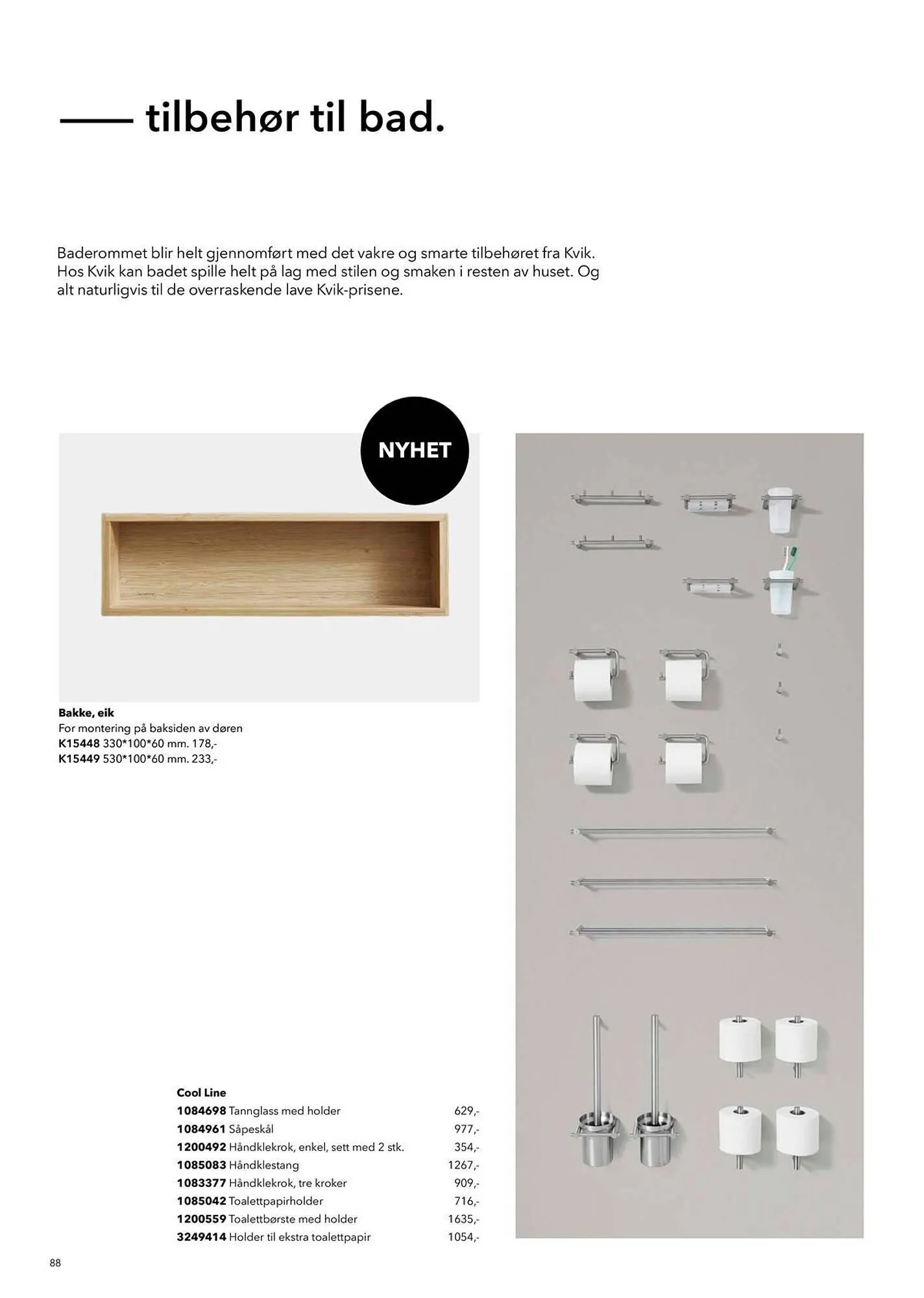 Kvik Kjøkken Kundeavis fra 28. mars til 11. april 2024 - kundeavisside 88