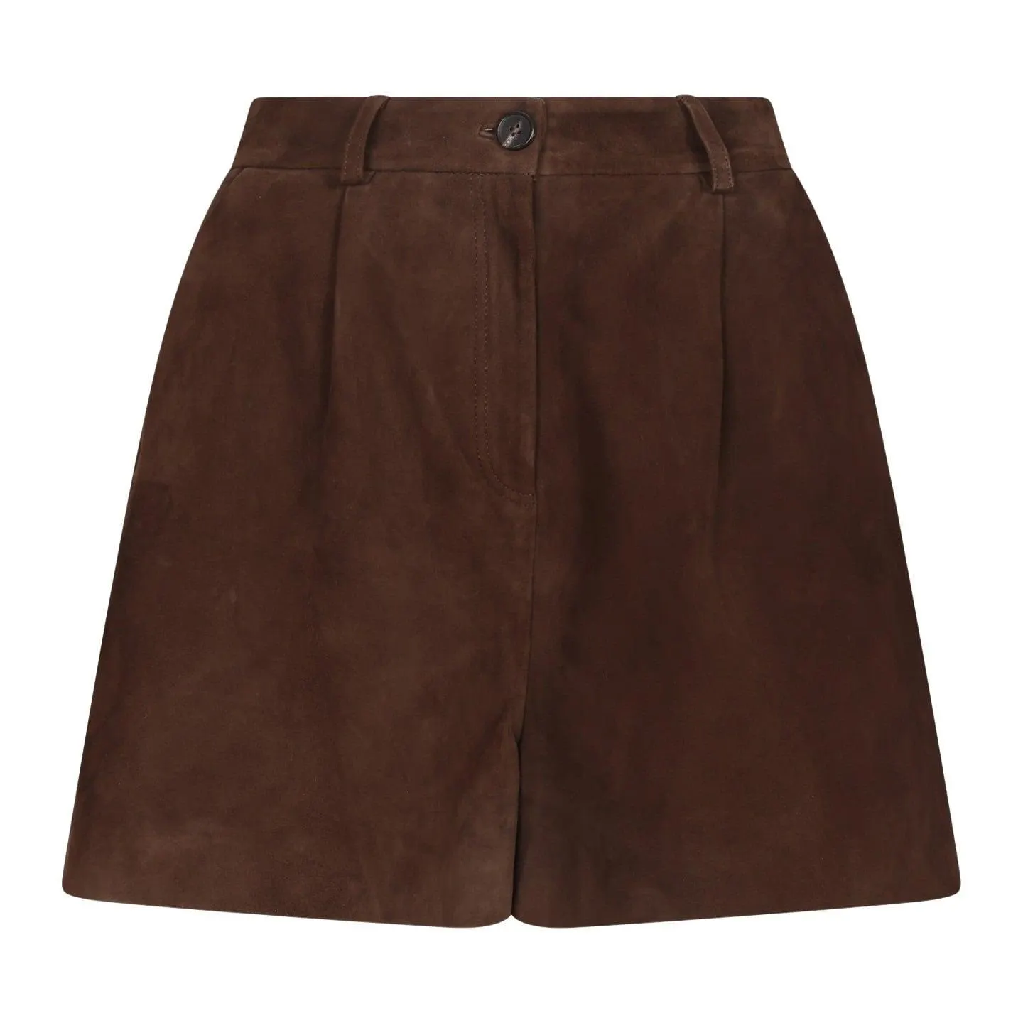Jayla Suede Shorts – Brun