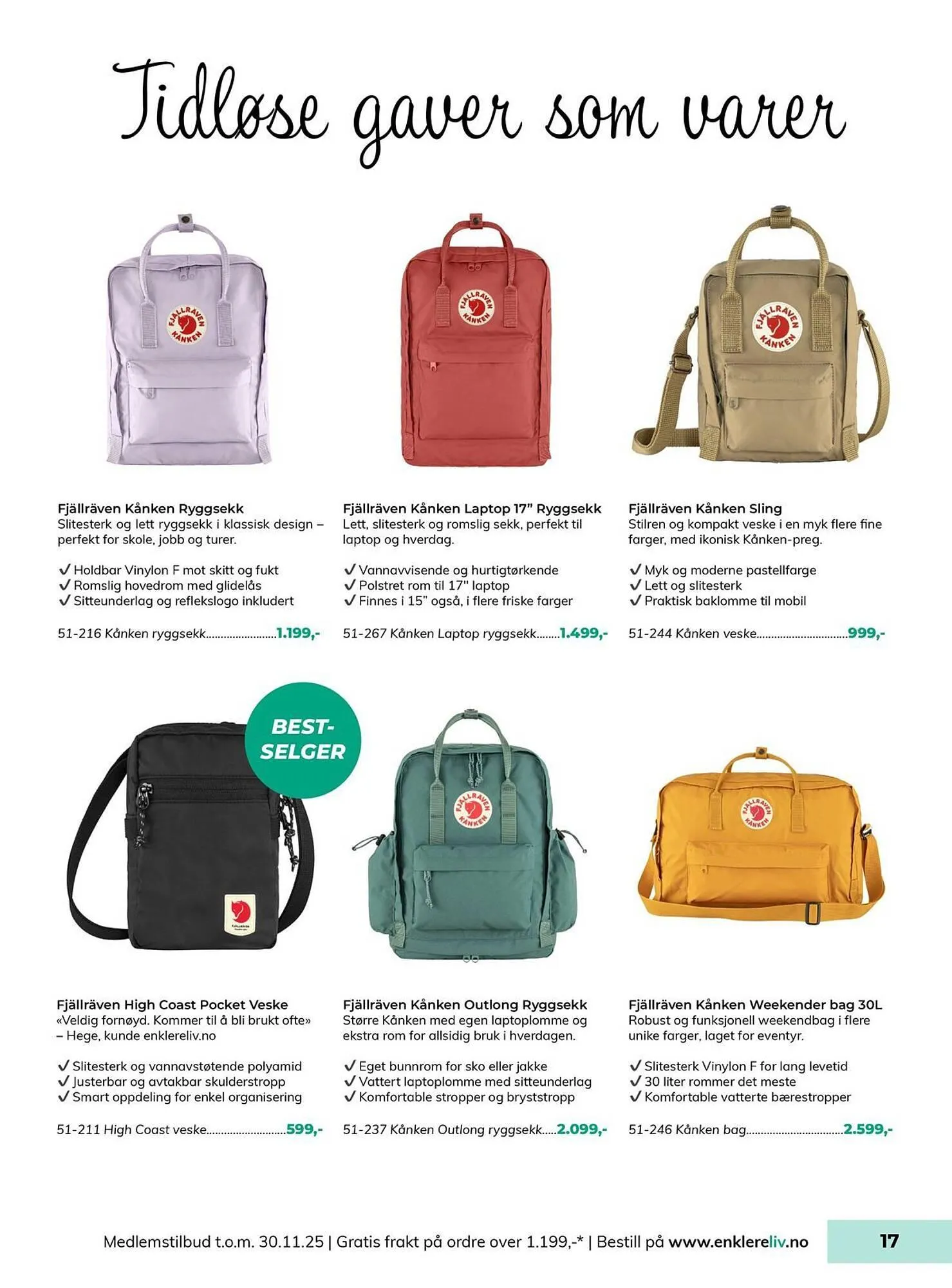 Enklere Liv kundeavis fra 5. november til 30. november 2025 - kundeavisside 17