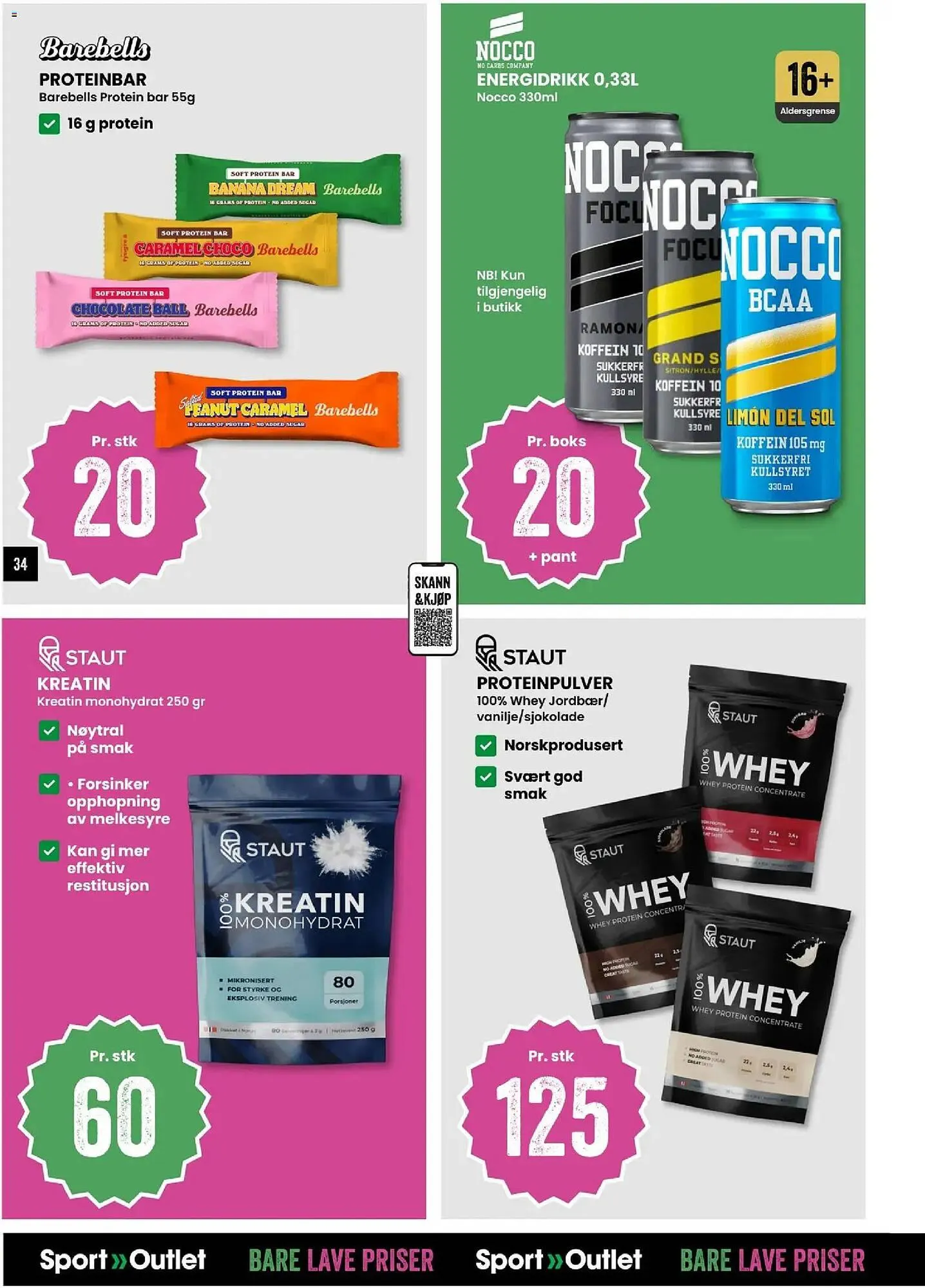 Sport Outlet kundeavis fra 3. februar til 8. februar 2026 - kundeavisside 34