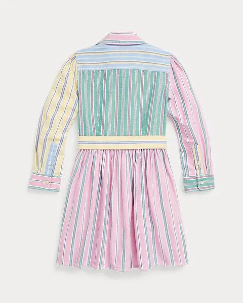 Belted Cotton Oxford Fun Shirtdress