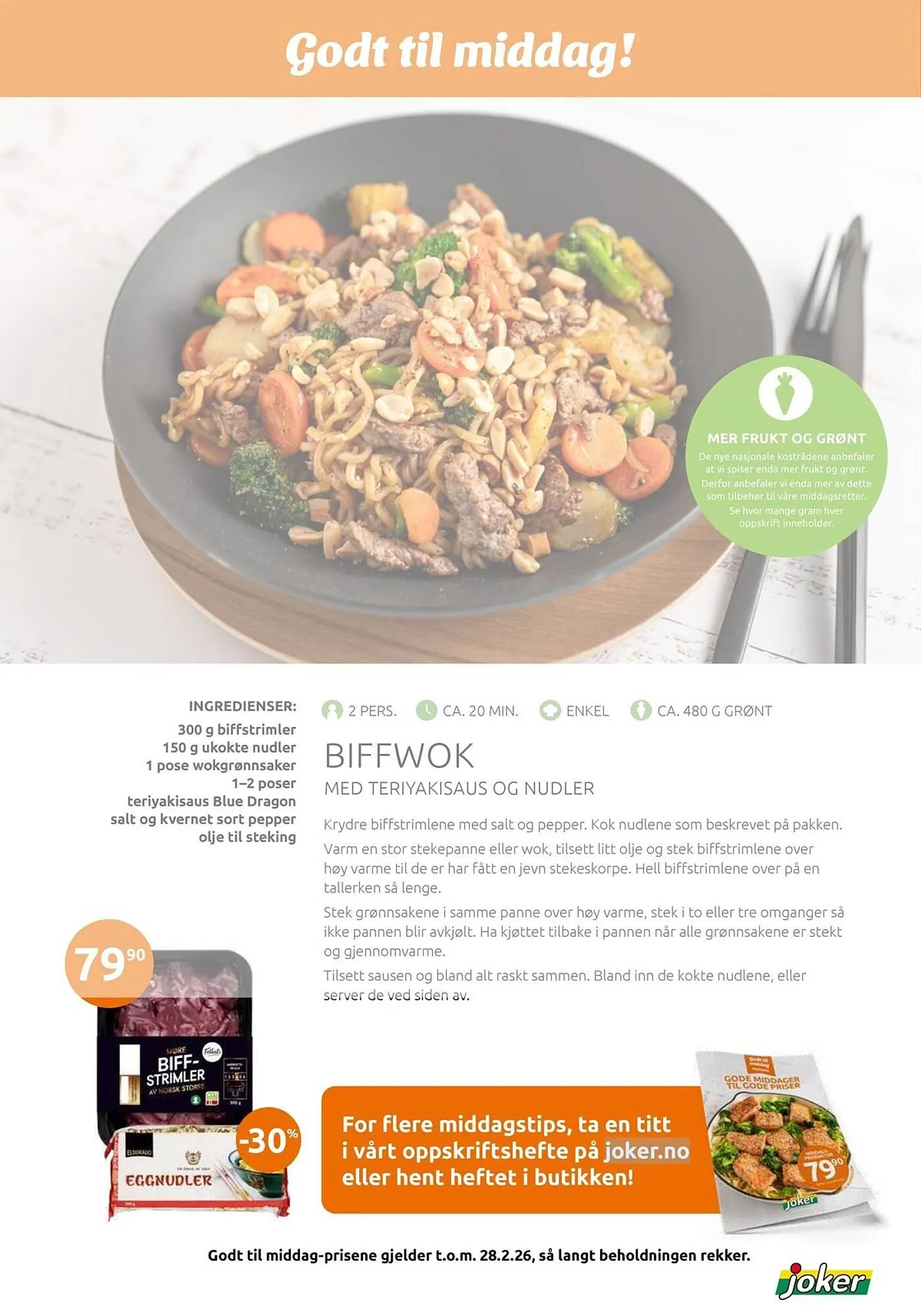 Joker kundeavis fra 16. februar til 21. februar 2026 - kundeavisside 16