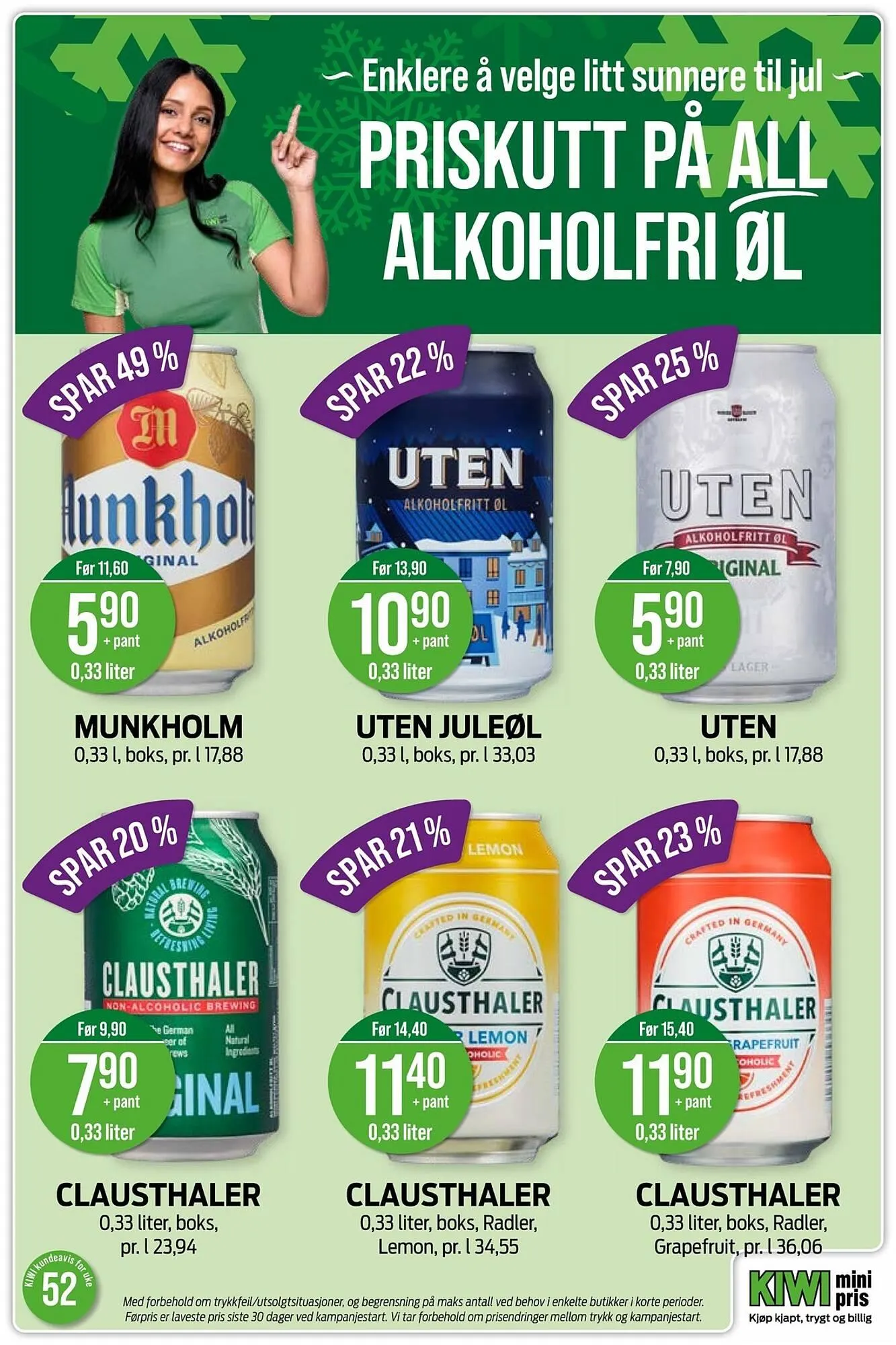 Kiwi kundeavis fra 22. desember til 28. desember 2025 - kundeavisside 24