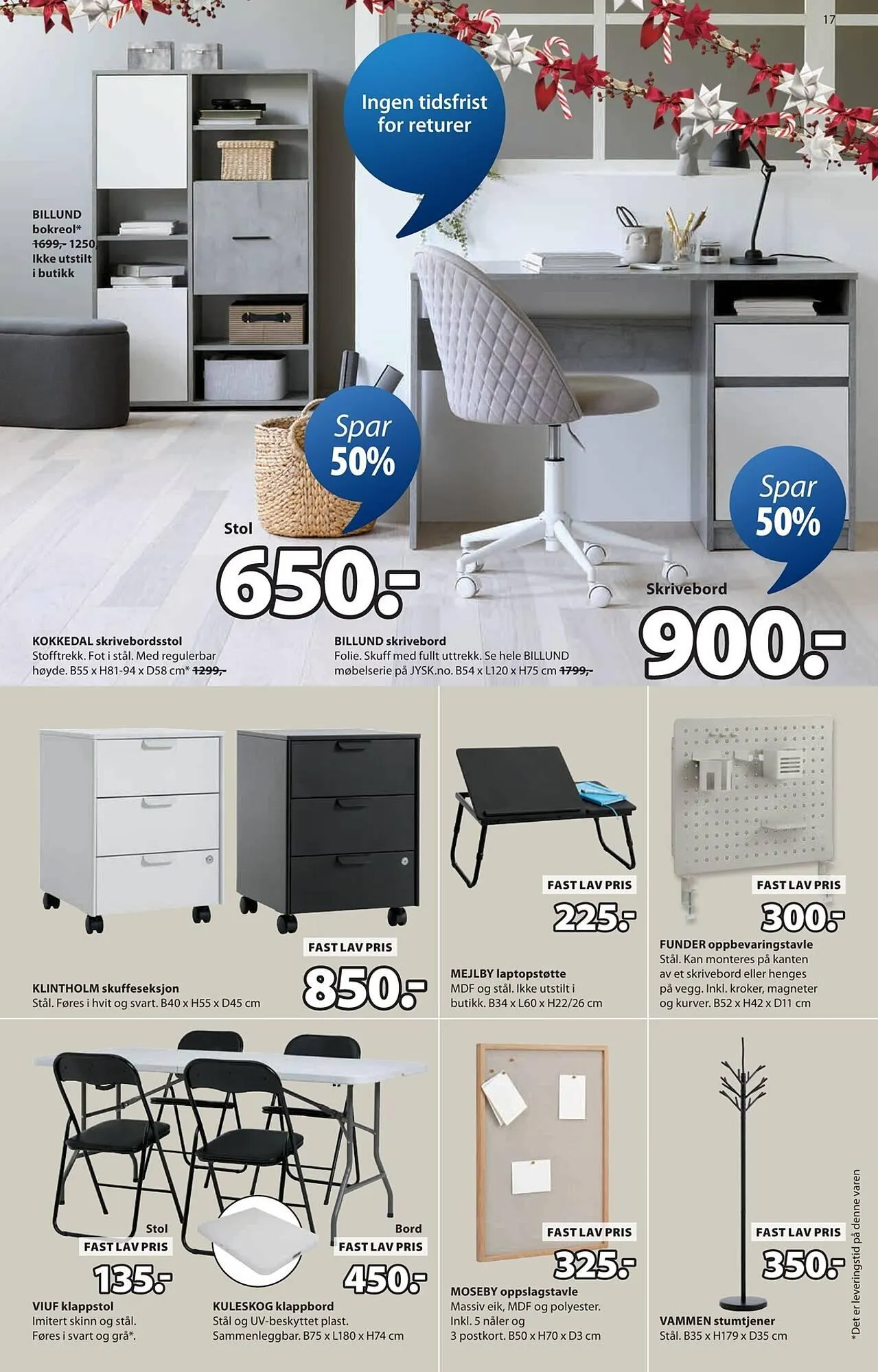 JYSK kundeavis fra 1. desember til 23. desember 2025 - kundeavisside 18