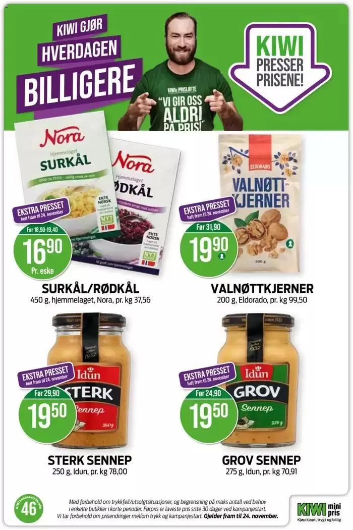 Kiwi Kundeavis fra 11. november til 17. november 2024 - kundeavisside 21