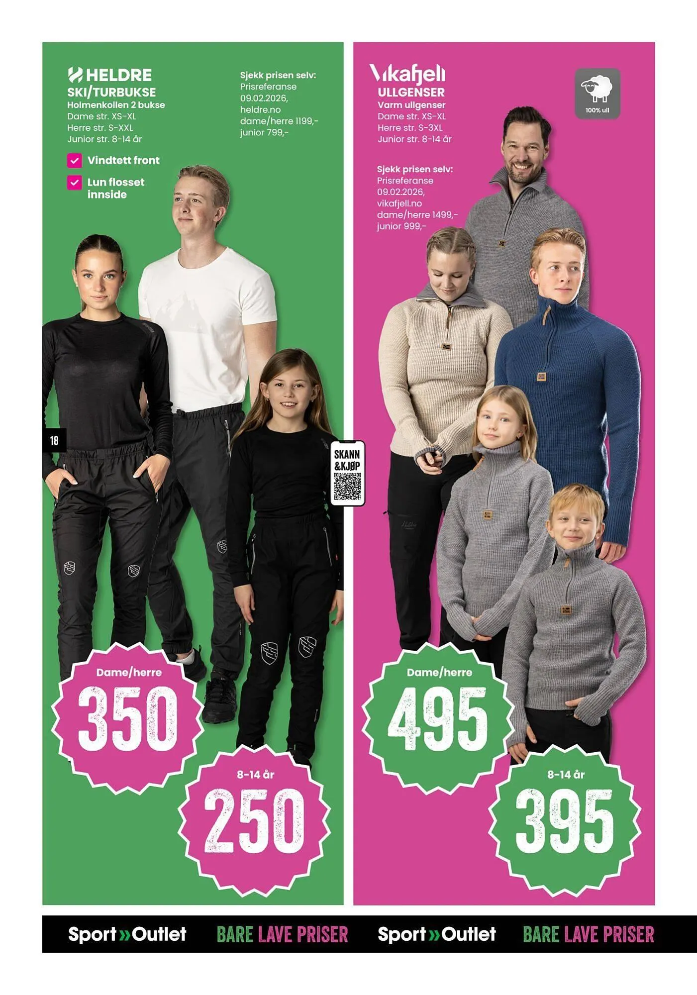 Sport Outlet kundeavis fra 24. februar til 9. mars 2026 - kundeavisside 18