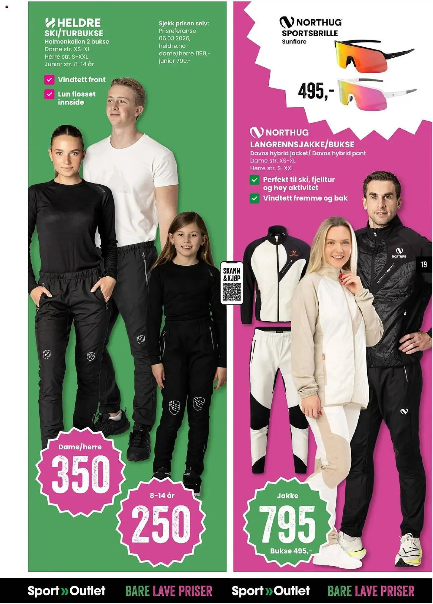 Sport Outlet kundeavis fra 24. mars til 6. april 2026 - kundeavisside 19