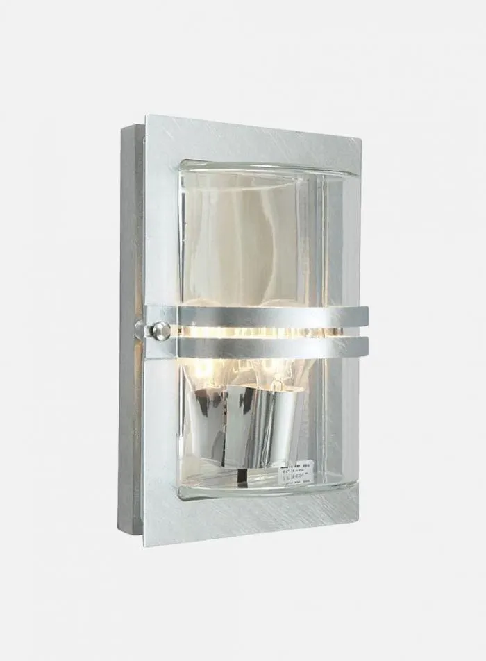 Basel 660 utelampe - galvanisert stål