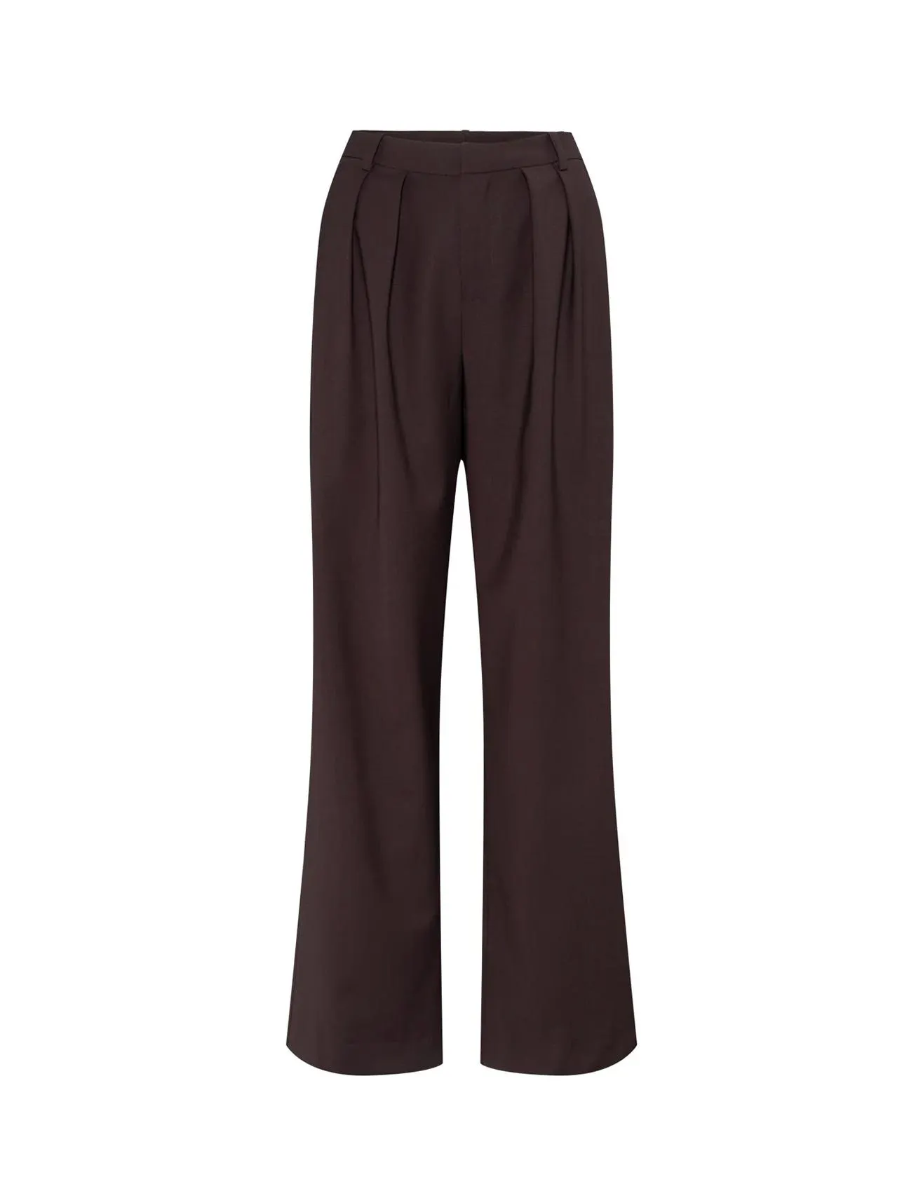 Monaco Wool Pant Aubergine