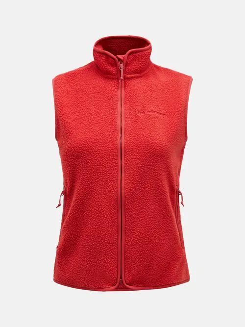 Pile Zip Vest Women