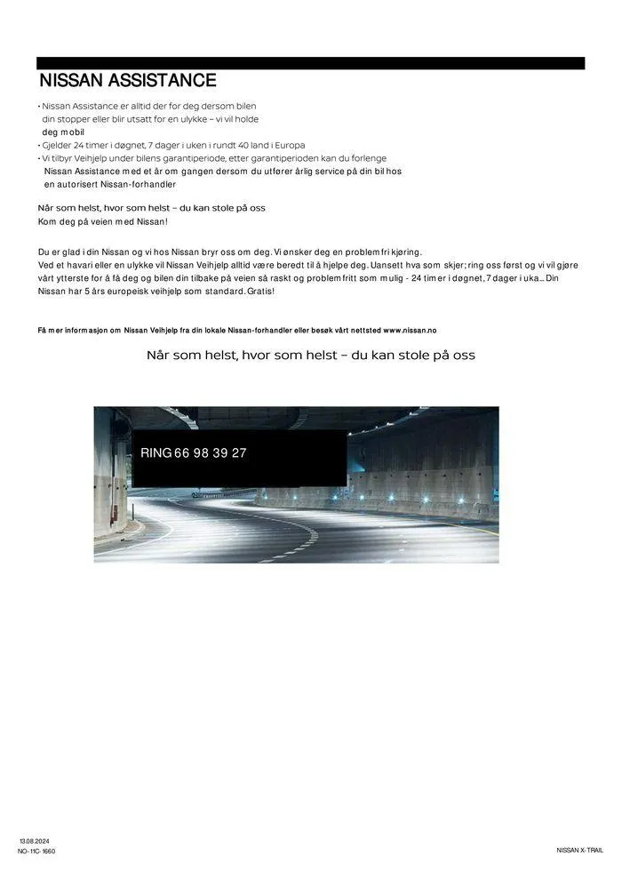 Nissan X-Trail fra 16. august til 16. august 2025 - kundeavisside 14