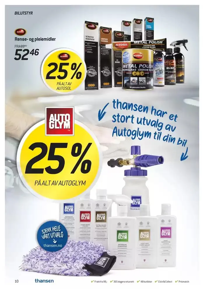 Aktuell kundeavis Thansen fra 26. februar til 25. mars 2025 - kundeavisside 10