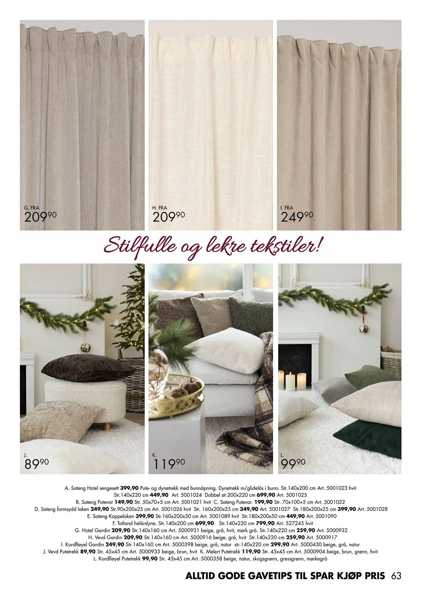 Sparkjøp kundeavis fra 20. oktober til 24. desember 2025 - kundeavisside 63