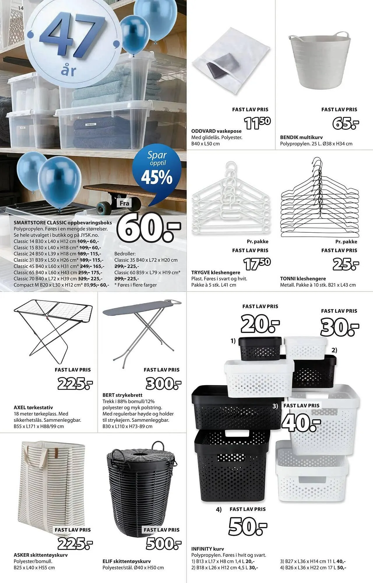 JYSK kundeavis fra 13. april til 19. april 2026 - kundeavisside 14
