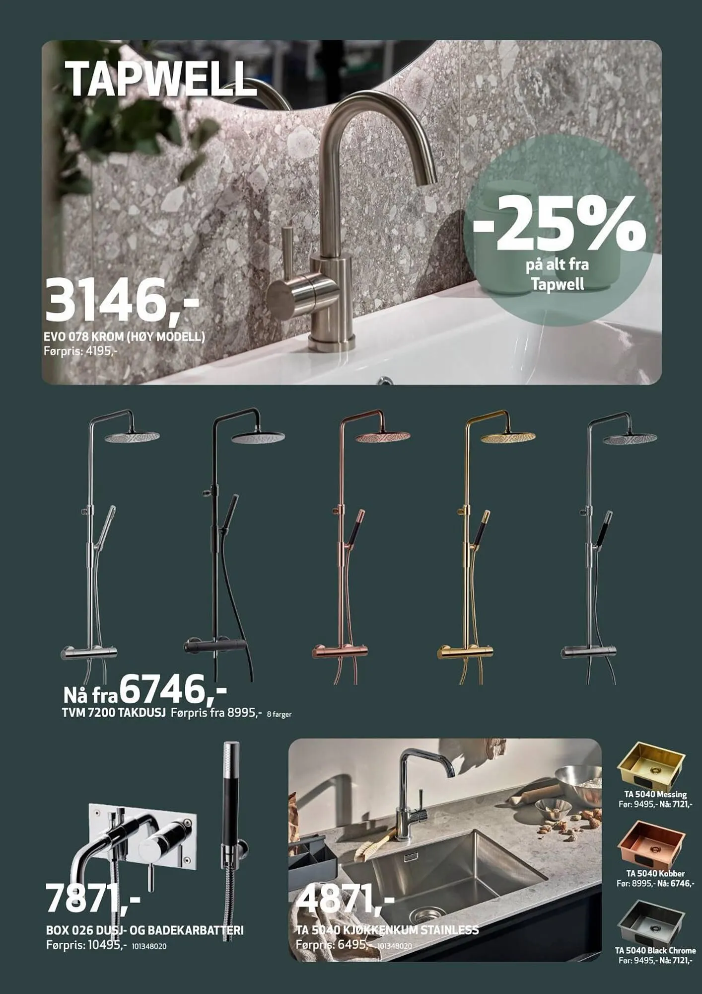 Flisekompaniet Kundeavis fra 6. mars til 1. april 2025 - kundeavisside 6