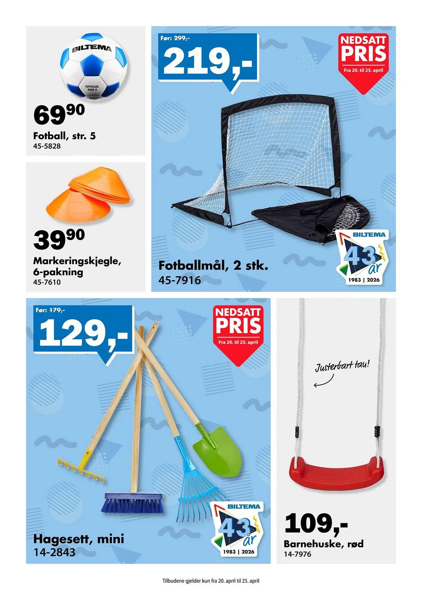 Biltema kundeavis fra 20. april til 26. april 2026 - kundeavisside 7