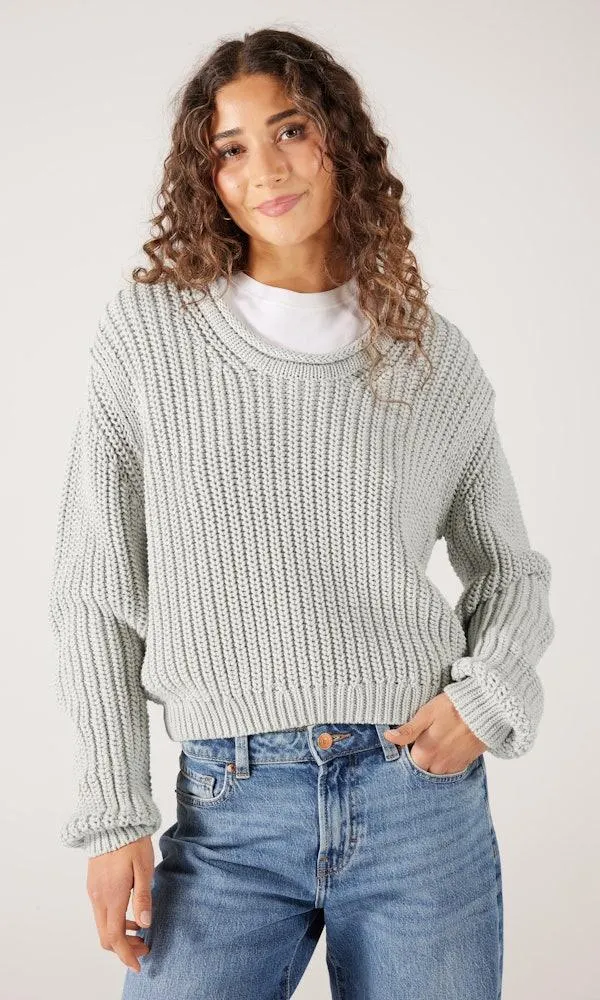 Uneck Strikket Genser