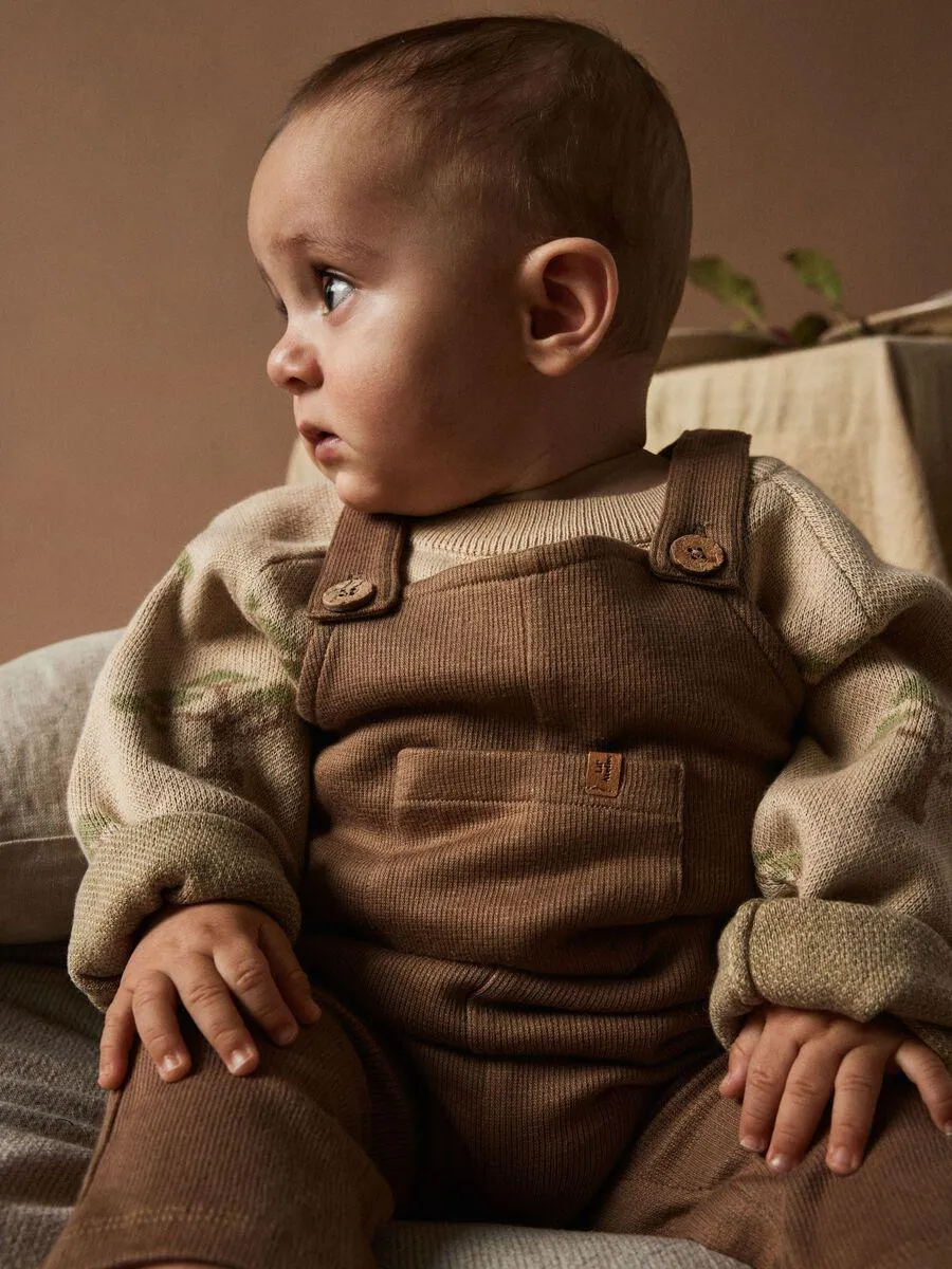 LANGERMET STRIKKET PULLOVER