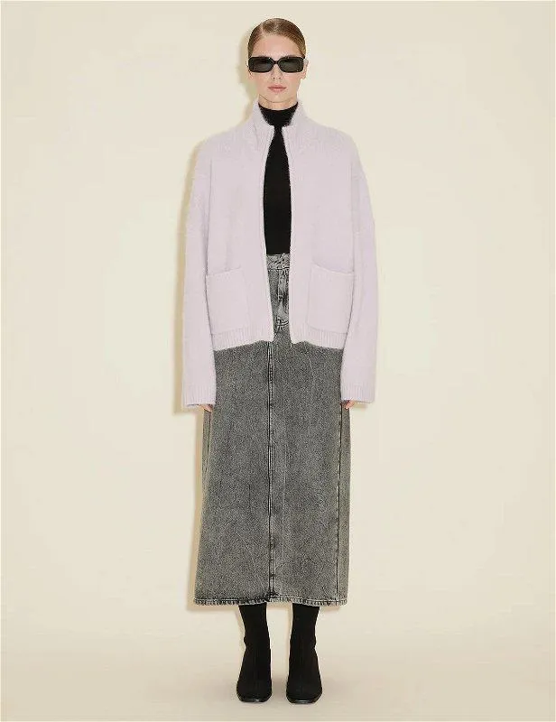 Tine Fluffy Cardigan Lilac