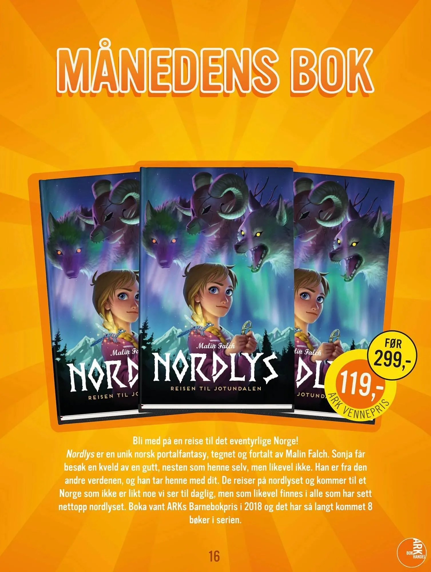 Ark Bokhandel kundeavis fra 1. februar til 1. mars 2026 - kundeavisside 16