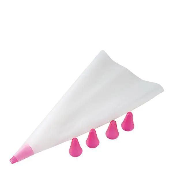 Sprøytesett silikon 6 deler