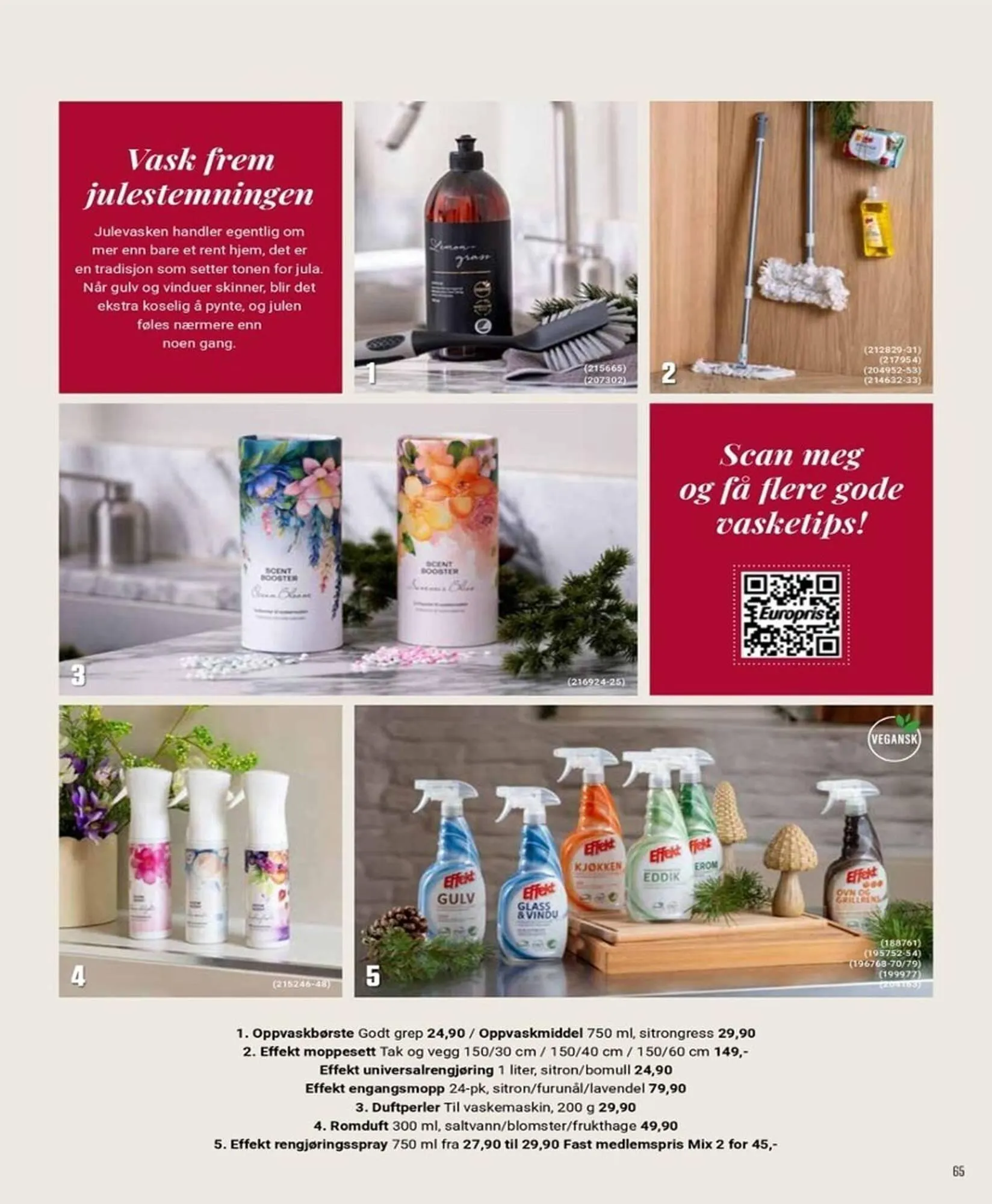 Europris kundeavis fra 29. oktober til 24. desember 2025 - kundeavisside 65
