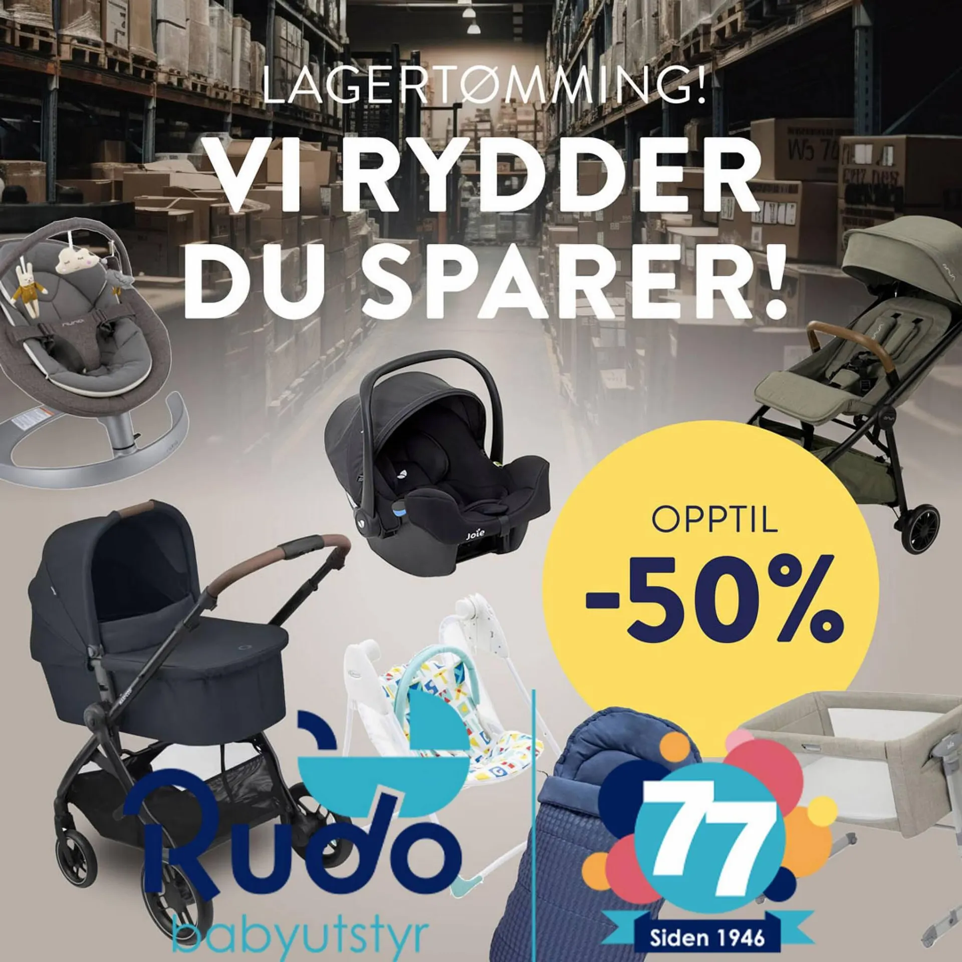 Barnevognhuset Rudo Kundeavis fra 8. september til 21. september 2023 - kundeavisside 1