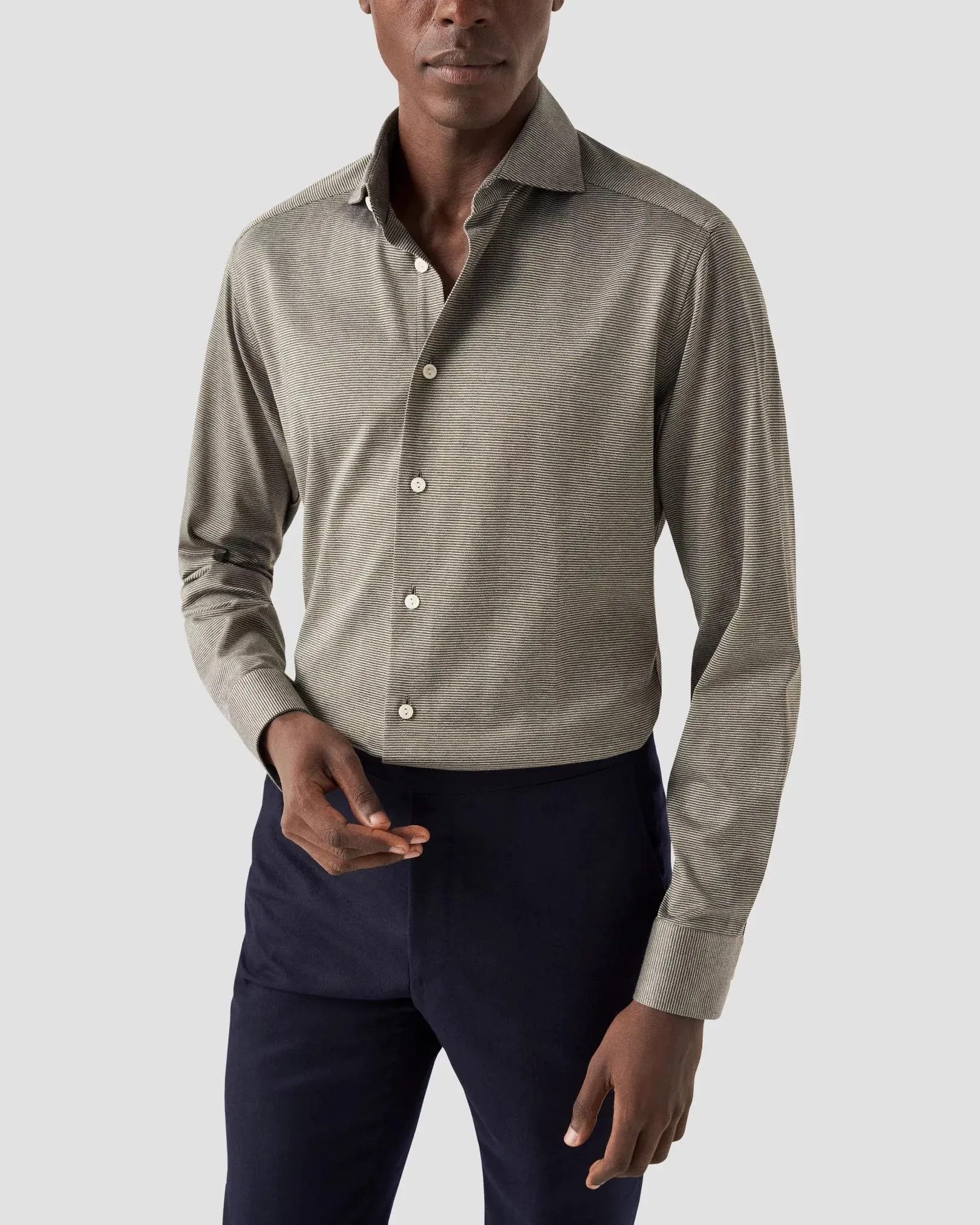 Dark Green King Knit Shirt