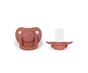 Filibabba Pacifiers 2-pack - Coral 0-6 months