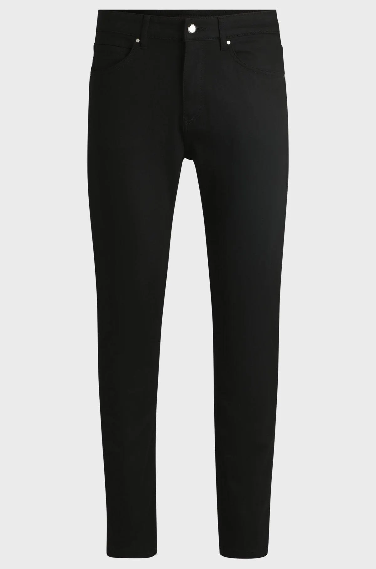 Porsche x BOSS tapered-fit jeans in black performance denim