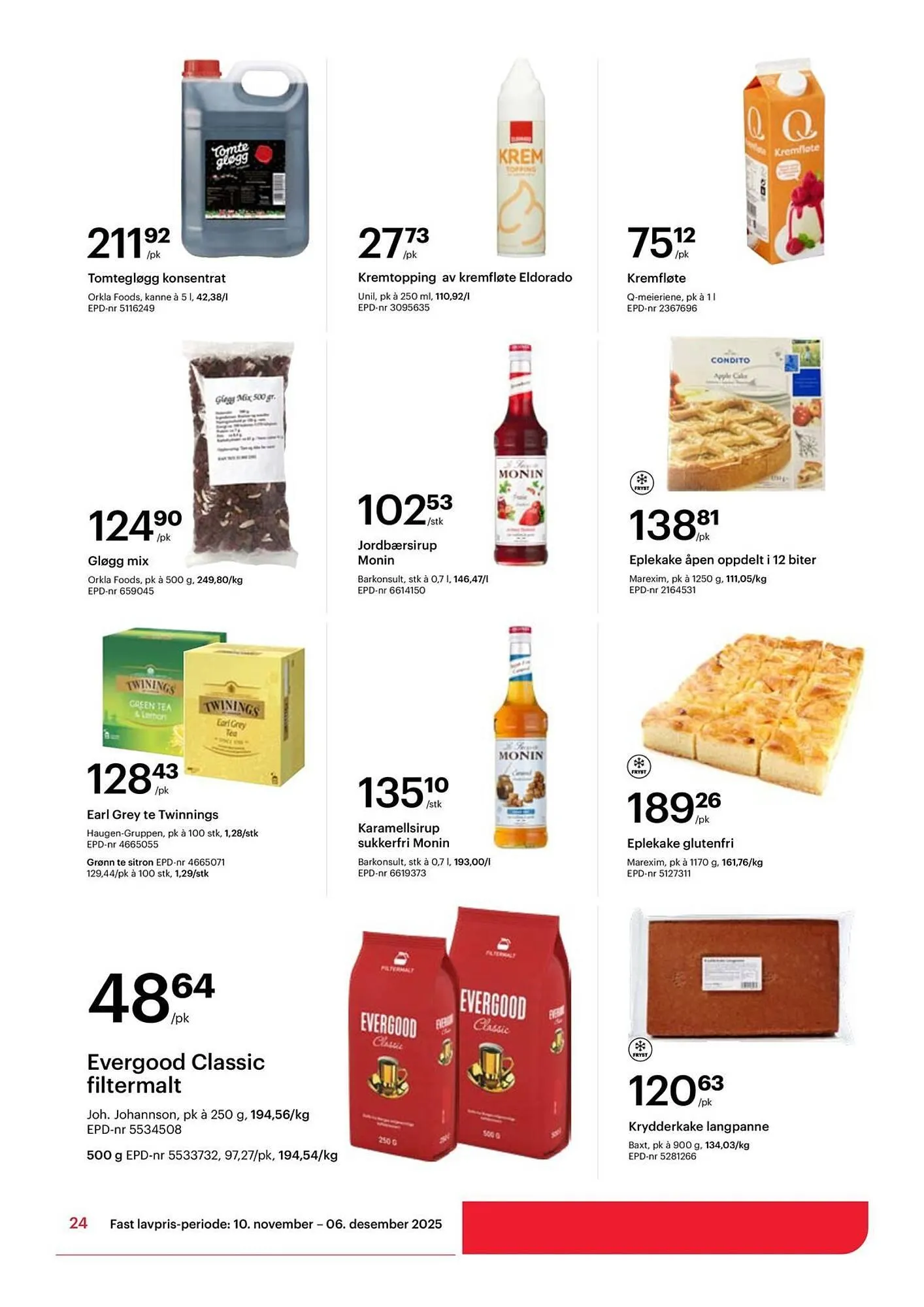 Storcash kundeavis fra 10. november til 6. desember 2025 - kundeavisside 24