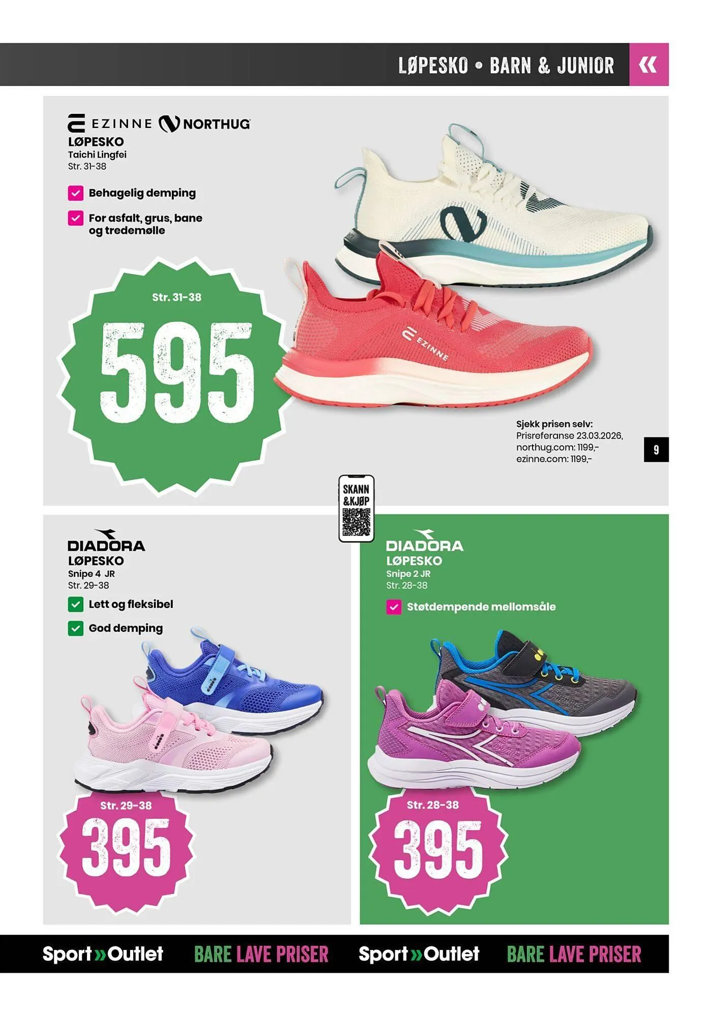 Sport Outlet kundeavis fra 14. april til 4. mai 2026 - kundeavisside 9