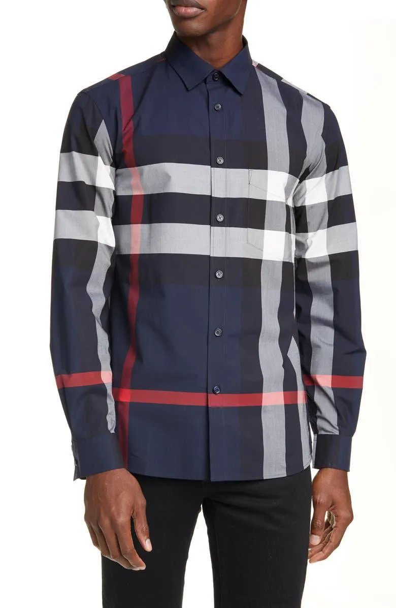 Somerton Check Button-Up Shirt