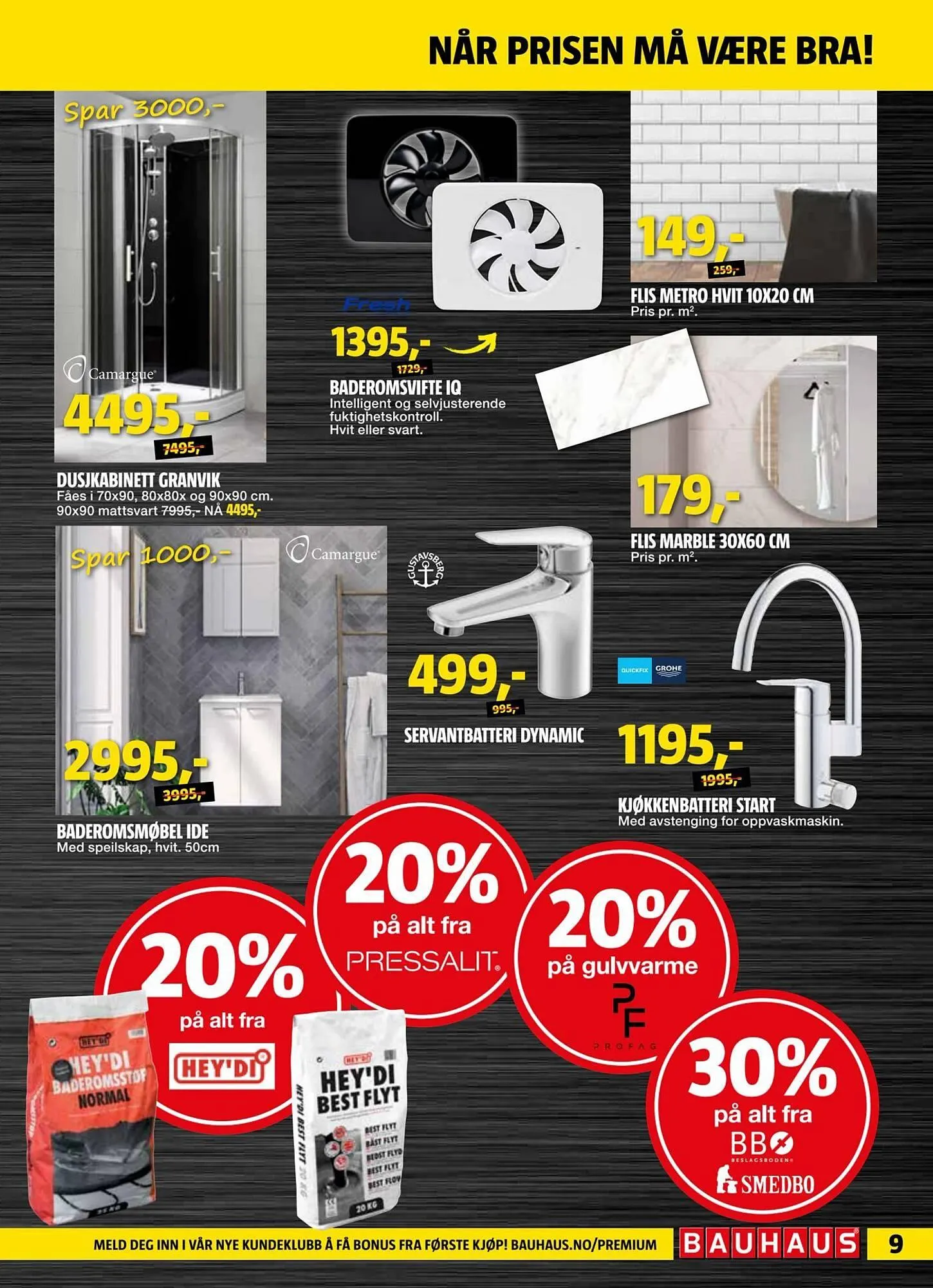 Bauhaus Kundeavis fra 24. november til 2. desember 2024 - kundeavisside 9