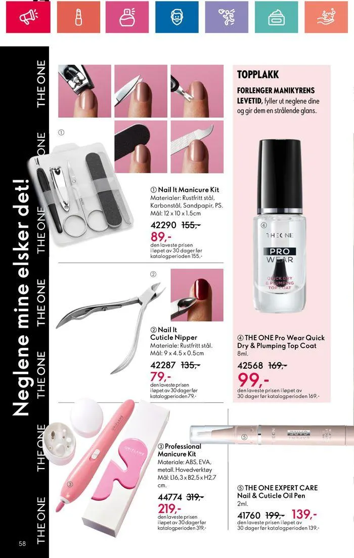 ORIFLAME Kundeavis fra 20. juni til 4. juli 2024 - kundeavisside 58
